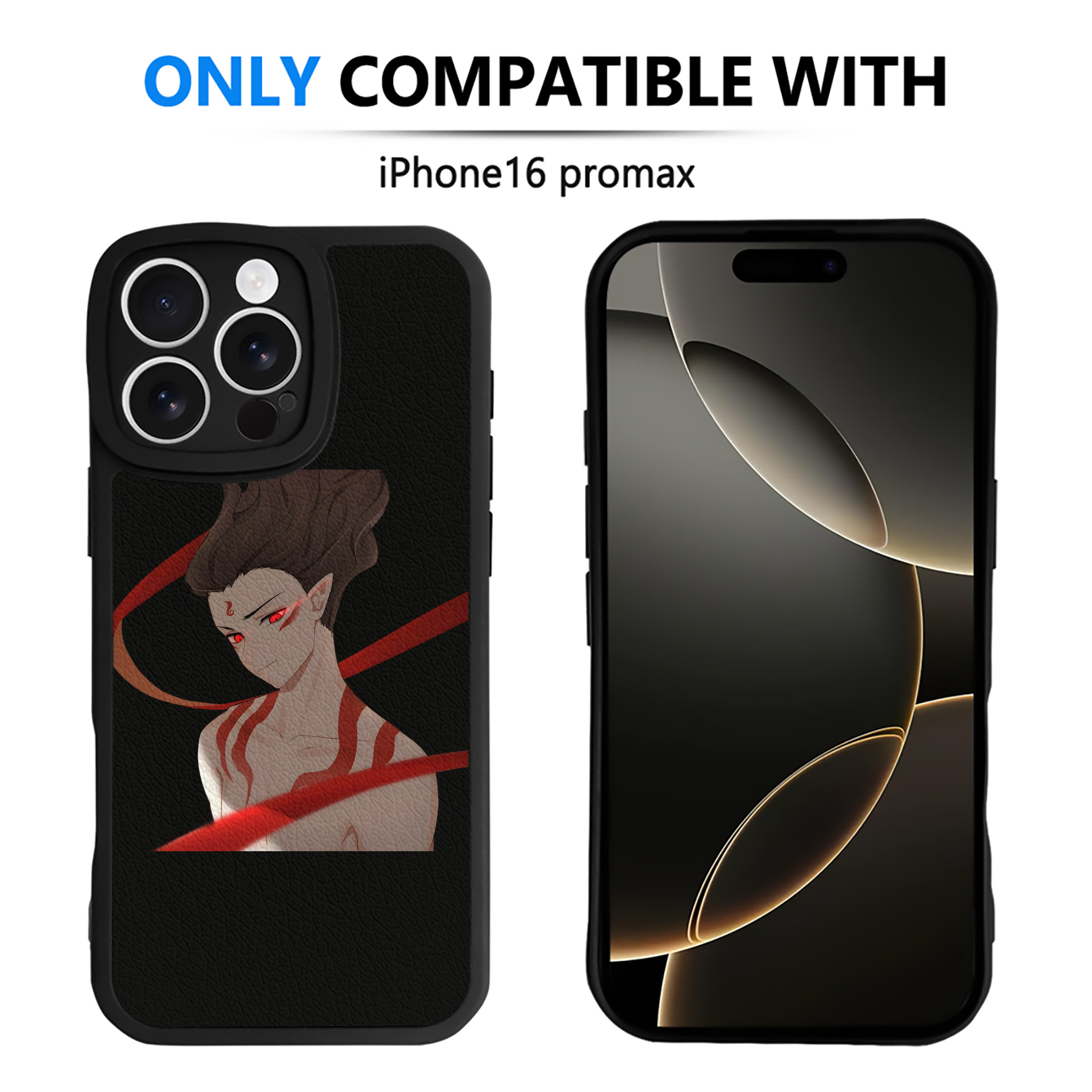 （画像用） Ne Zha 2 ナタ 魔童の大暴れ 【iPhone 16シリーズ対応】シリコンスマホケース（レザー調） 材質：シリコン